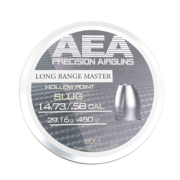 58 Cal Slugs For AEA Airguns (20 count)