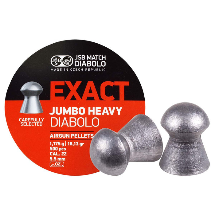 JSB .22 Cal Jumbo Heavy Pellets (500 count)
