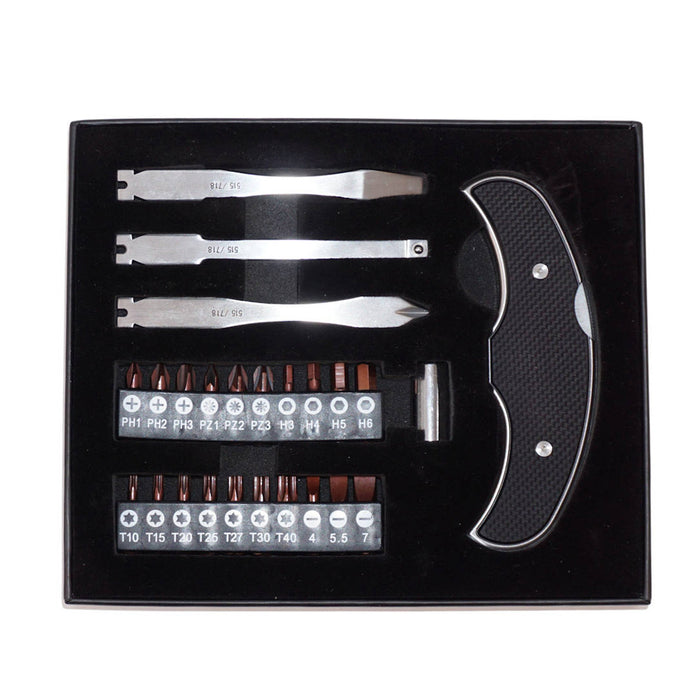 Set of Interchangeable Blade Knives and Tool Set