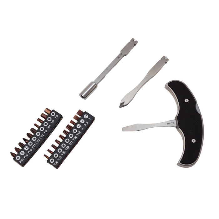 Set of Interchangeable Blade Knives and Tool Set