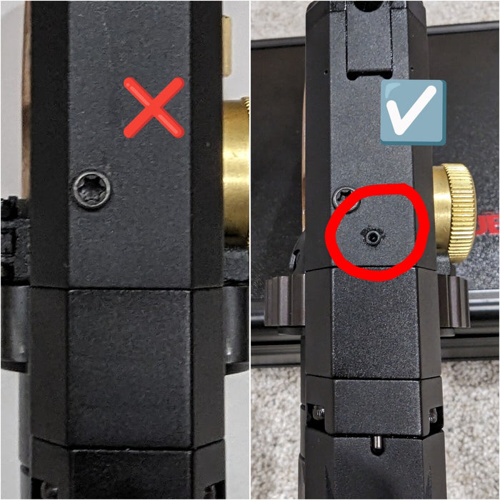 GK1 Rear Sight Mount (Anodized Aluminum) - Check compatibility