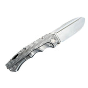 Midgards Messer Carbine Rifle Knife - open knife on white background