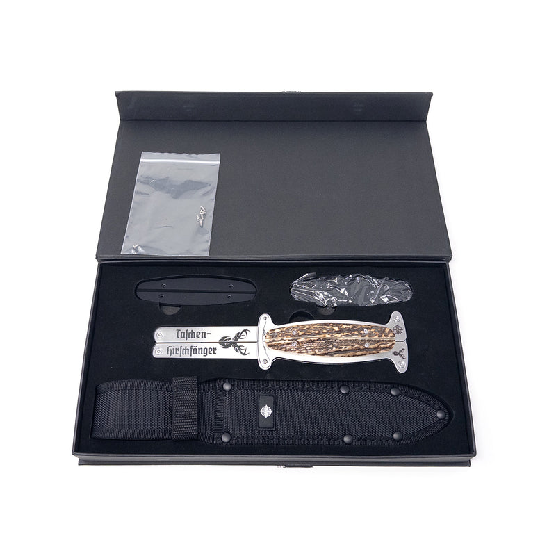 Jörg Sprave's "Deer Catcher" - Folding Hirschfänger Pantographic Knife