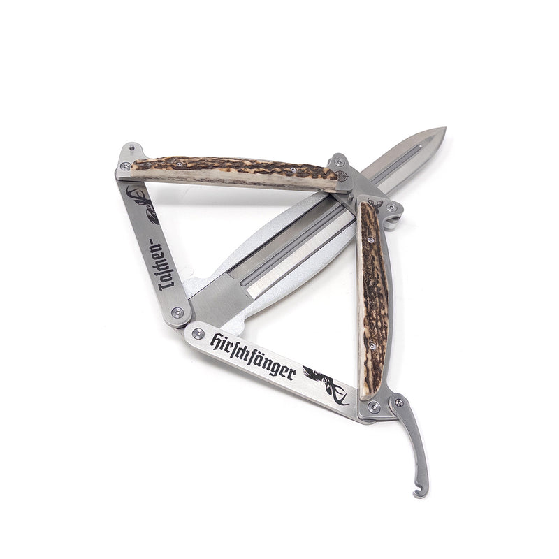 Jörg Sprave's "Deer Catcher" - Folding Hirschfänger Pantographic Knife