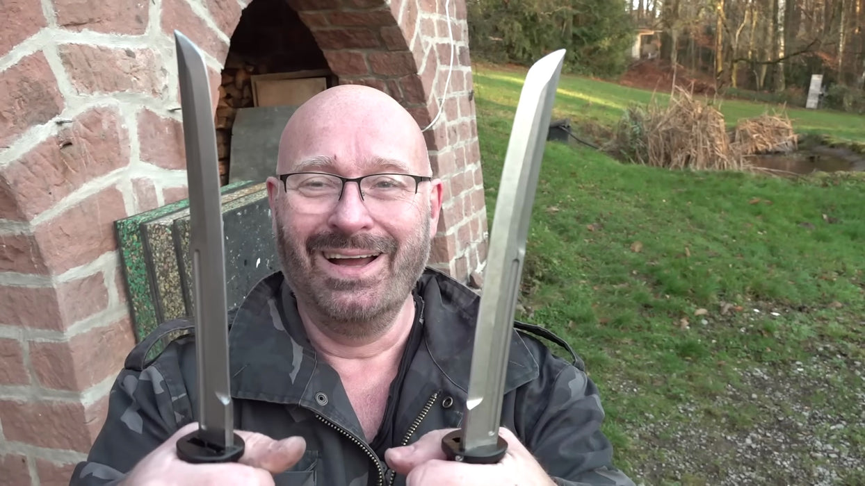 Jörg Sprave's "Instant Ronin" Double Tanto Knives (set of 2)