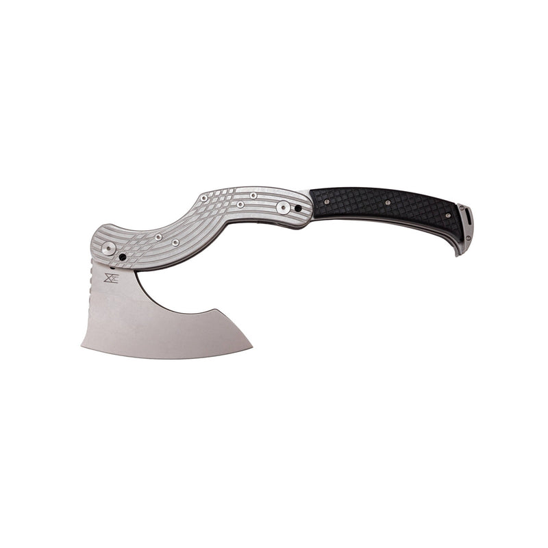 Jörg Sprave folding axe open, front side