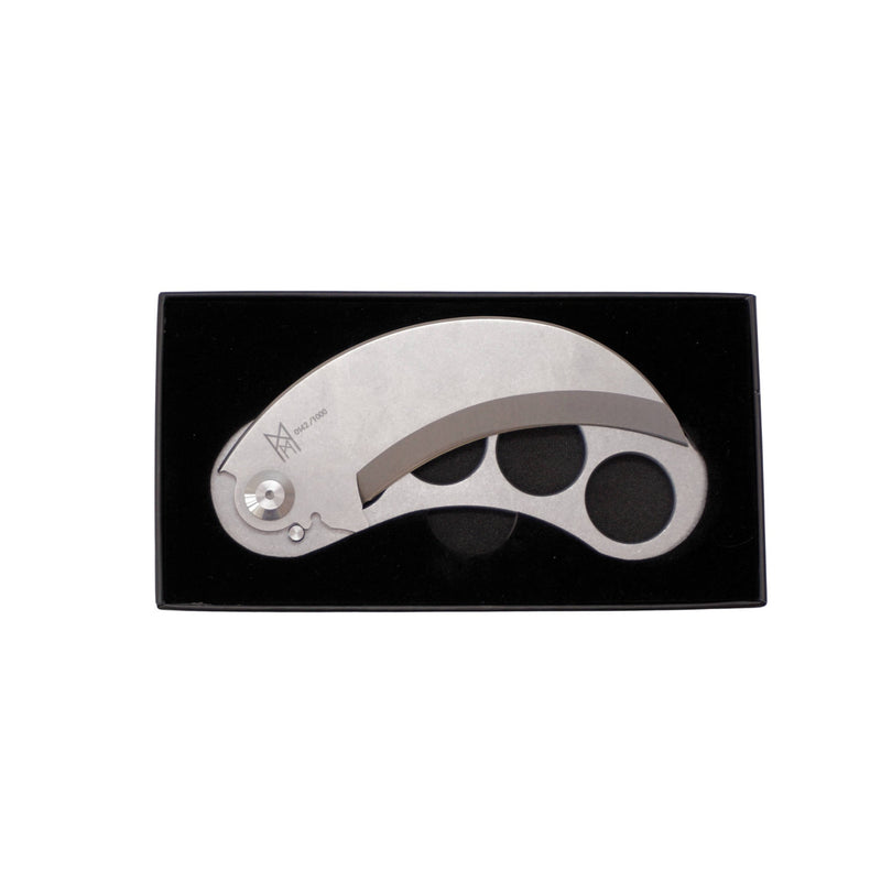 Midgards Ulu Folding Knife in presentation box